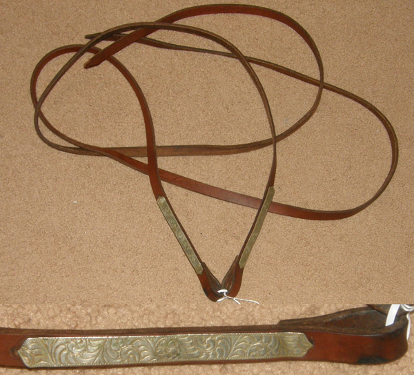Rênes Western Split Reins En Cuir Marron Foncé - 8 Pieds X 5/8 - Amish Made USA